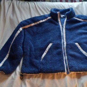 Zipper fuzzy fleece